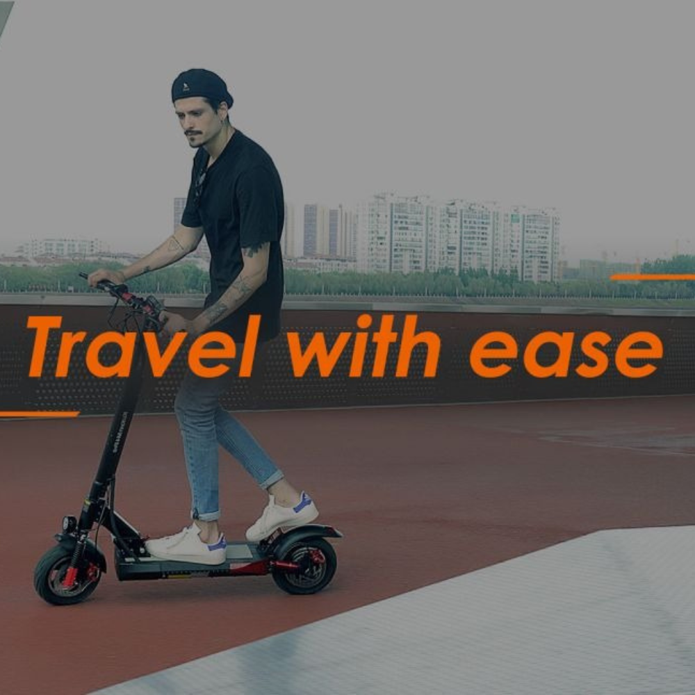 UAE Golf Cart 48V 500W Folding Electric Scooter with Seat, 10-inch Wheels, 50 km/h Top Speed, 70 km Range, 120 kg Load, 25.5 kg - View 3