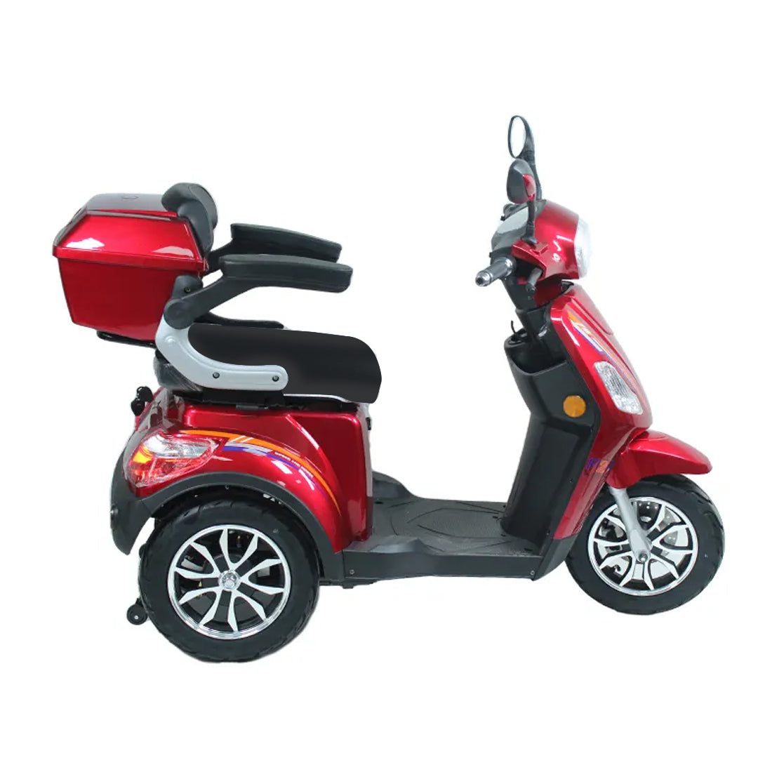 UAE Golf Cart 60V 600W Electric Trike Scooter with 50 km/h Speed, 225kg Load, 40km Range and Storage - View 5