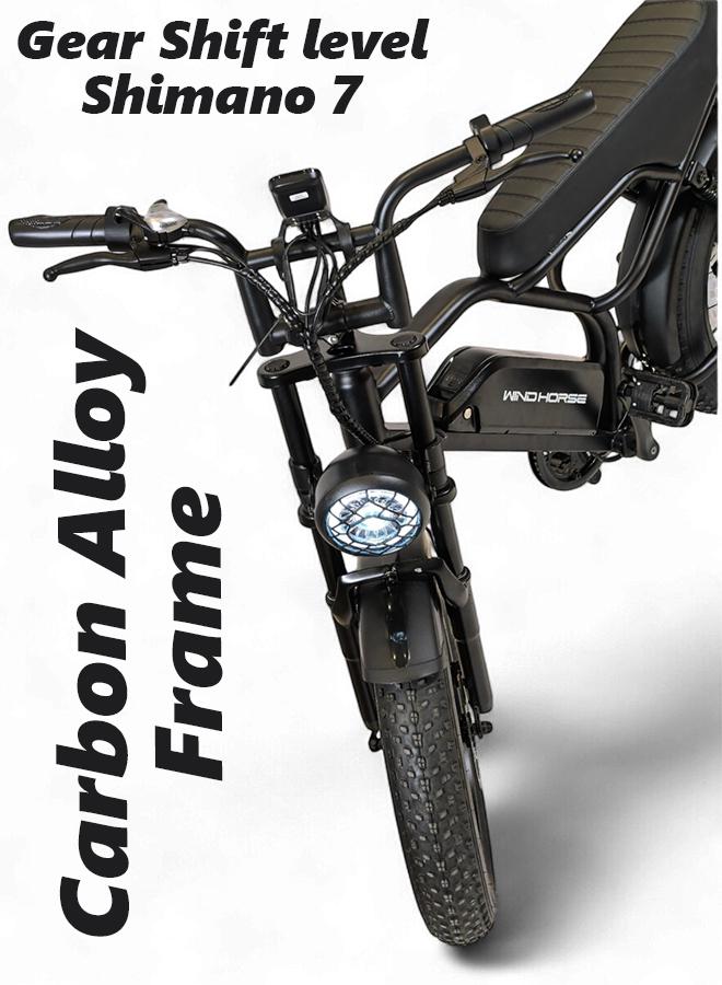 UAE Golf Cart Electric Bike for Adults 48V Removable Battery Pedal Assist E-Bike 750W Motor - View 18