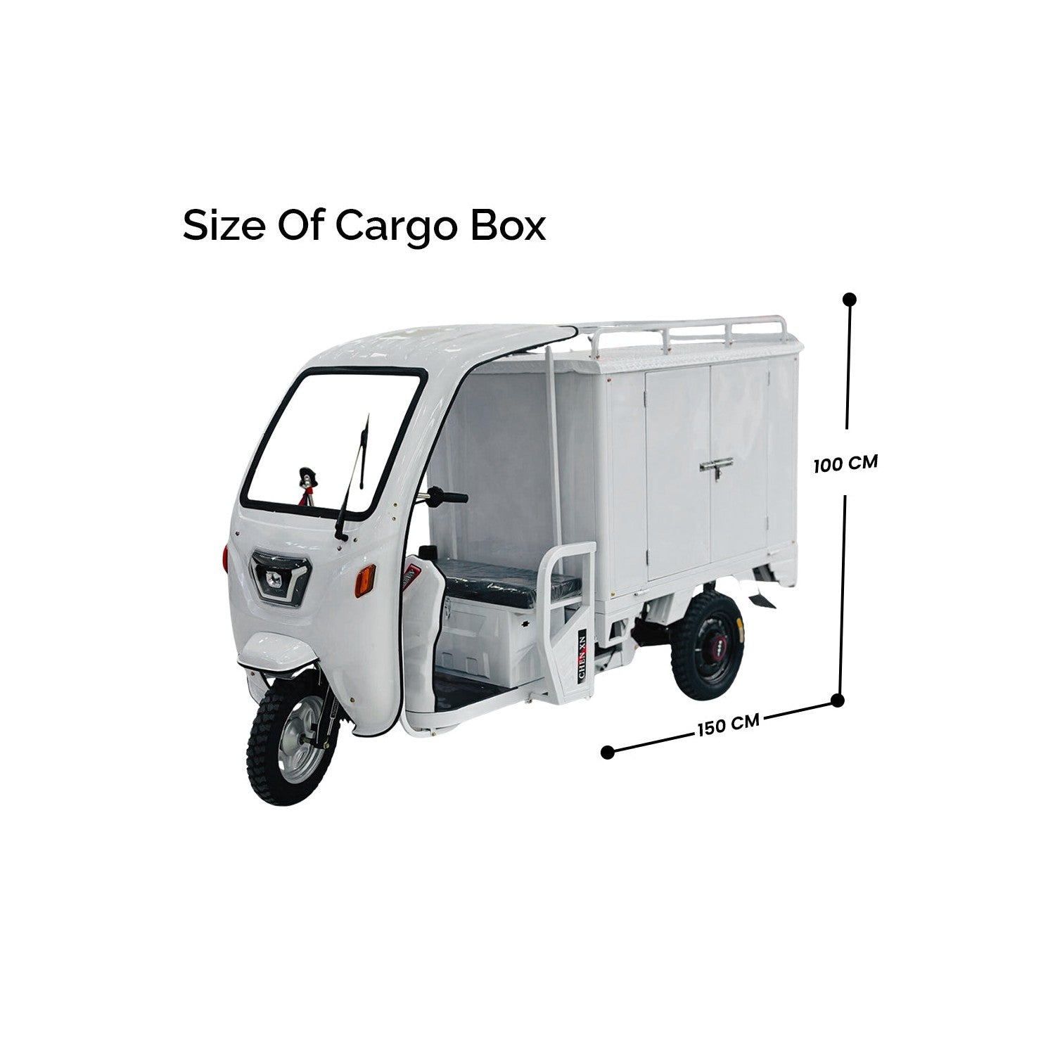 UAE Golf Cart - Electric Cargo Scooter UAE Golf Cart KV-KDC 60V 1200W 500kg Closed Cabin 1.5M Delivery Tricycle UAE - View 3