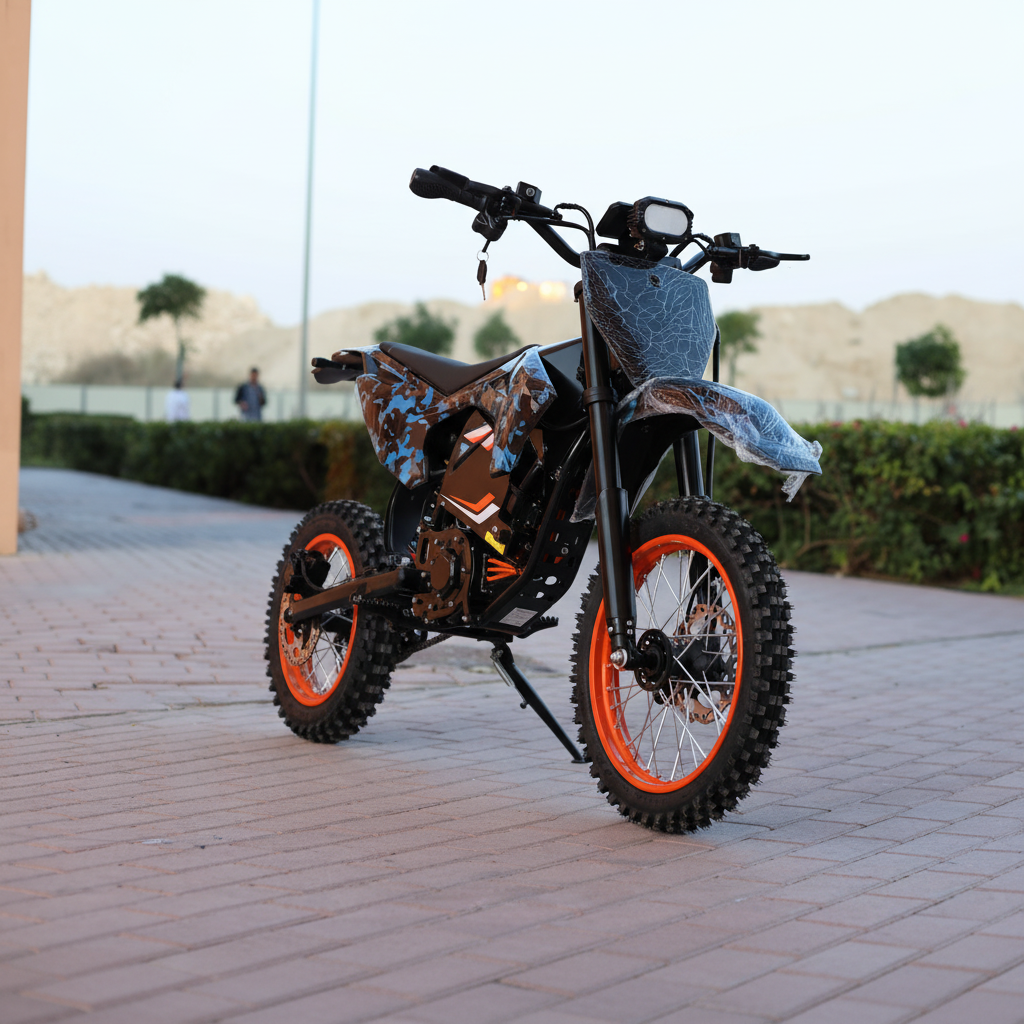 UAE Golf Cart Electric Dirt Bike 60V 23.4Ah 3600W Motor 70 km/h Top Speed Off‑Road Suspension 140mm Front 58mm Rear - View 1