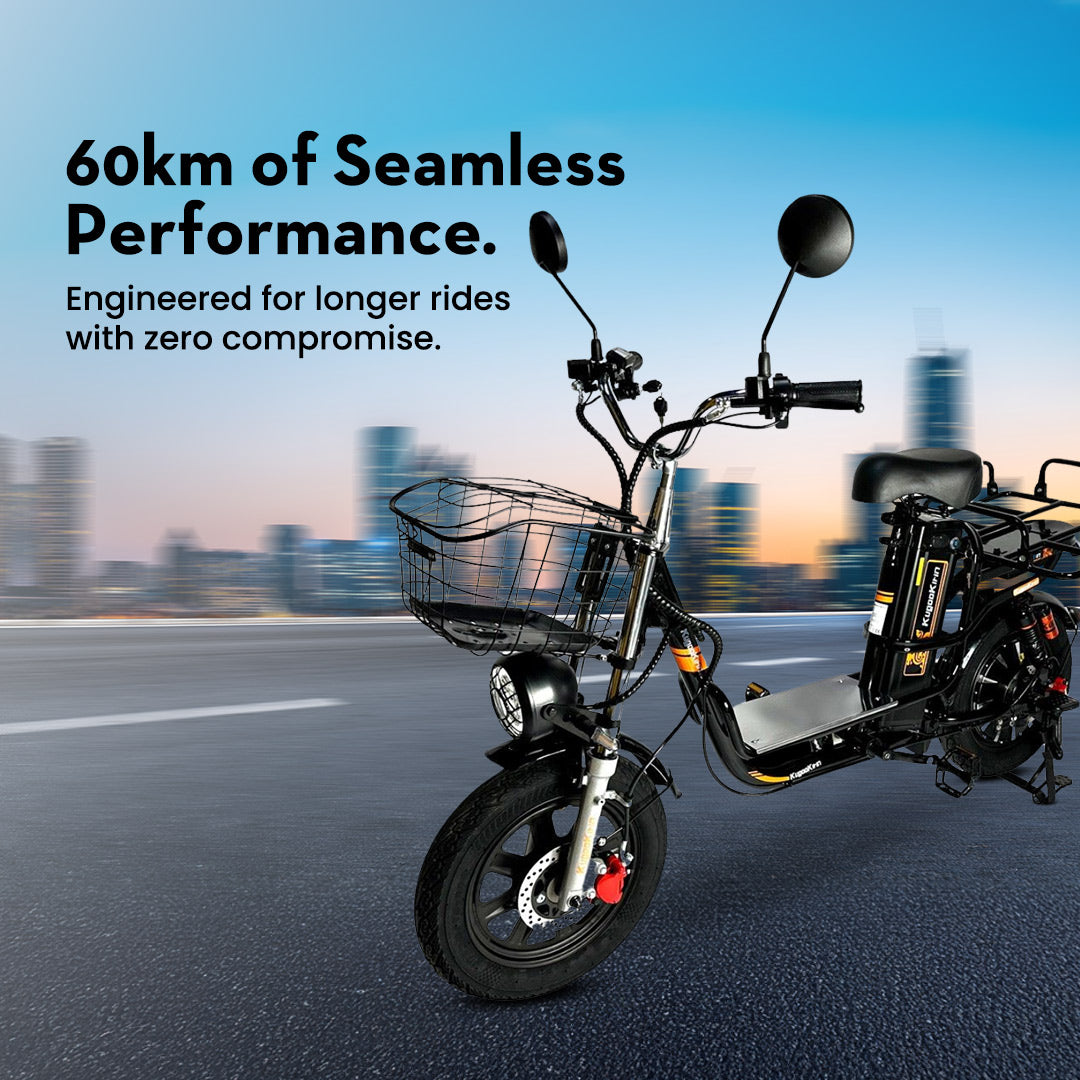 UAE Golf Cart Electric scooter 60V 21Ah, 55 km/h, 80 km range, 200 kg load, basket and seat - View 11