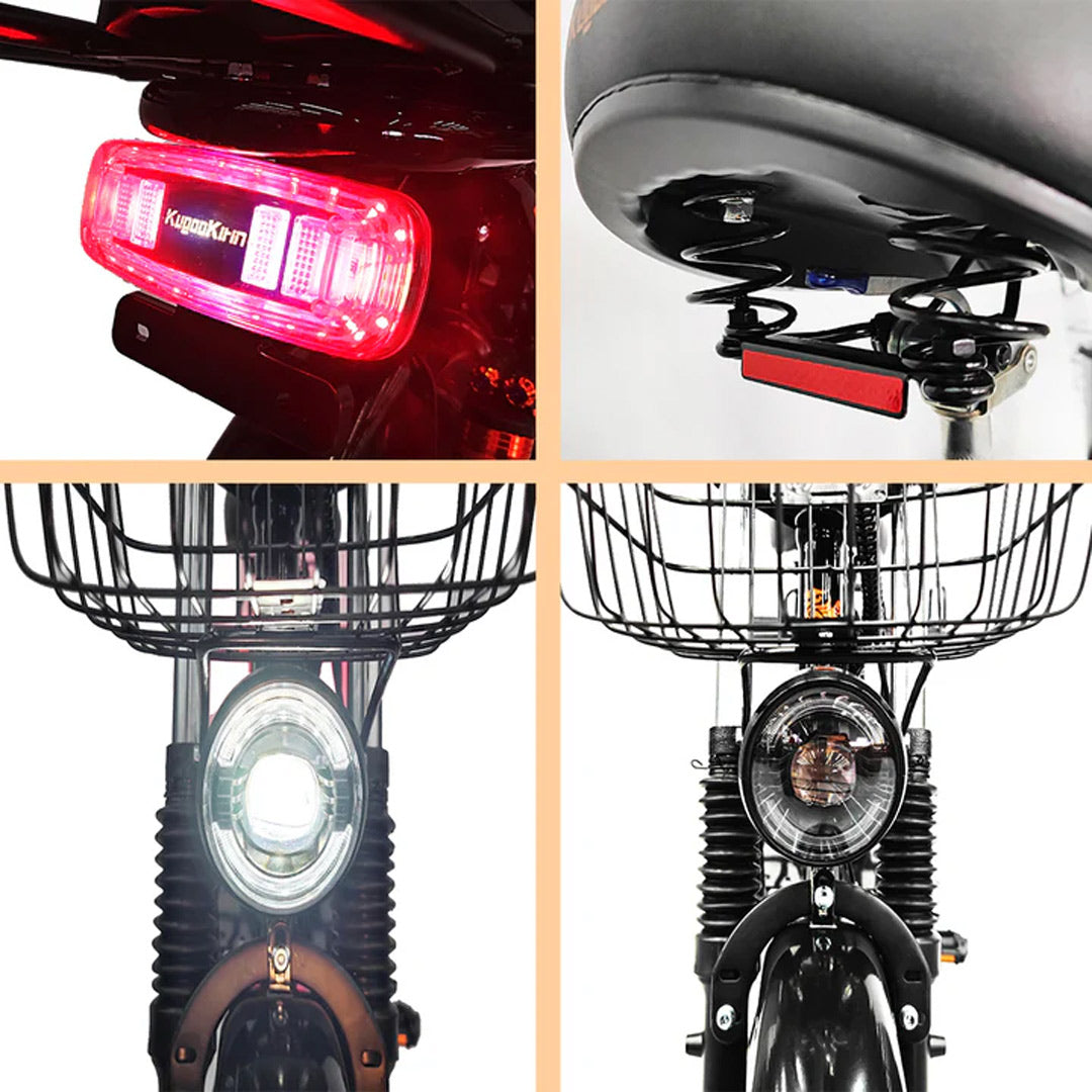 UAE Golf Cart Electric scooter 60V 21Ah, 55 km/h, 80 km range, 200 kg load, basket and seat - View 12