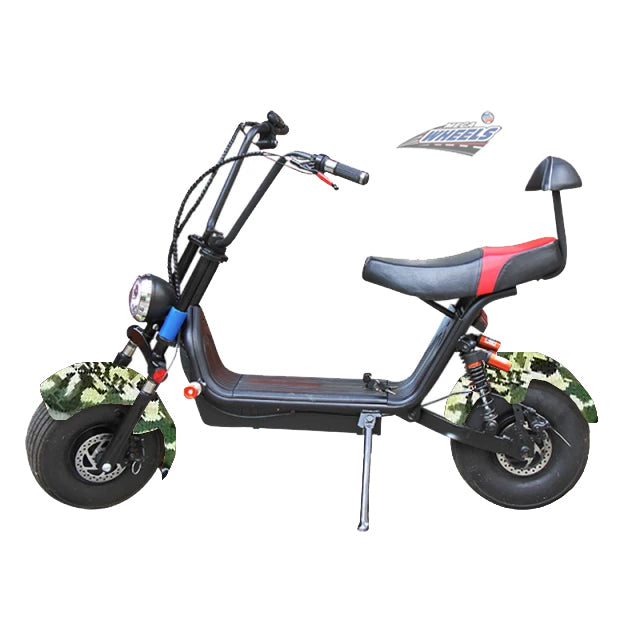 UAE Golf Cart Electric Scooter Medium Fat Tire with Removable 48V 12Ah Battery 1000W Motor 30 km/h Speed - View 12