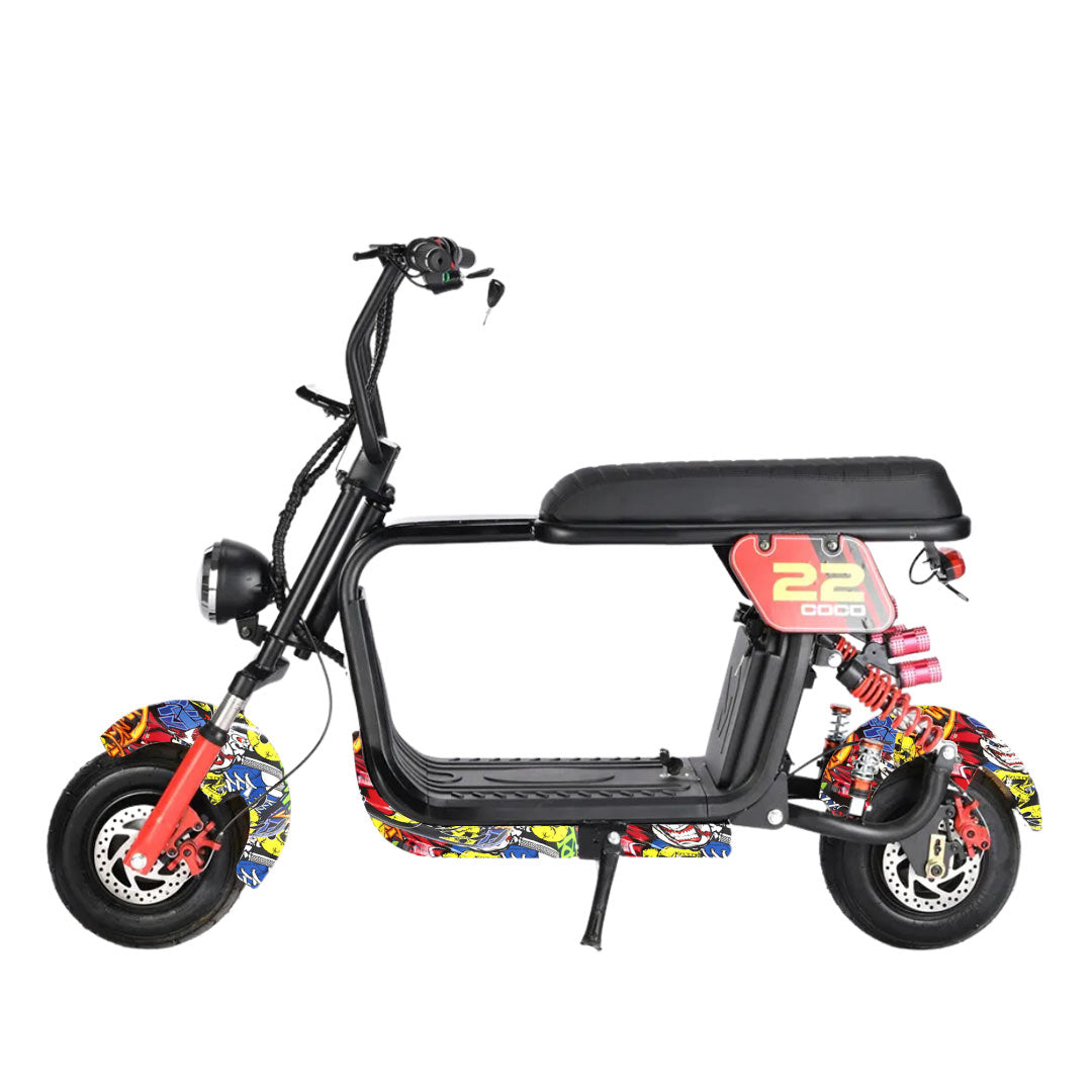 UAE Golf Cart Fat Tire 48V 12Ah Electric Scooter with 1000W Motor and Dual Battery - View 18