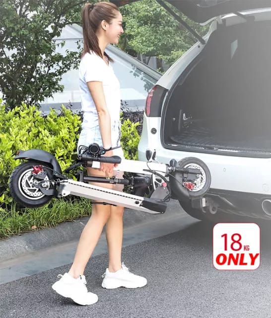 UAE Golf Cart Foldable 48V 1200W LED Electric Scooter with Seat, 10Ah Battery, 65 km/h Max Speed, Double Disc Brakes - View 41