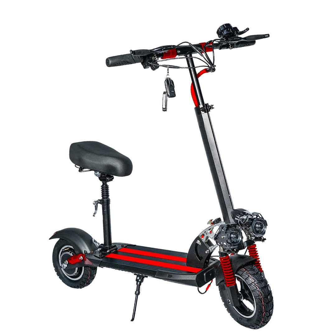 UAE Golf Cart Foldable 48V 1200W LED Electric Scooter with Seat, 10Ah Battery, 65 km/h Max Speed, Double Disc Brakes - View 8
