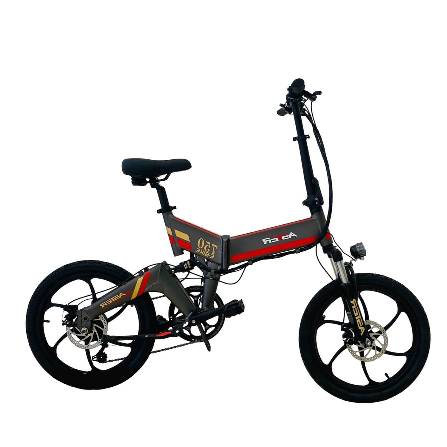 UAE Golf Cart Foldable Aluminum Electric Bike 48V 250W 20inch 8Ah Battery - View 2
