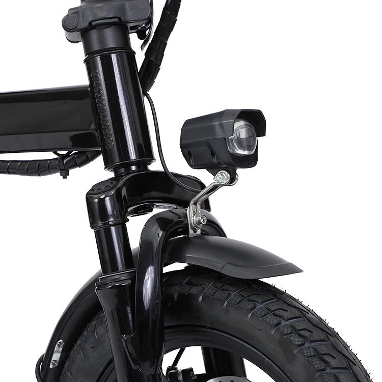 UAE Golf Cart Foldable Electric Bike 2 Seater 48V 350W with Pedal Assist, 14-inch Wheels, Removable Battery, 40 km Range, 120 kg Load - View 10