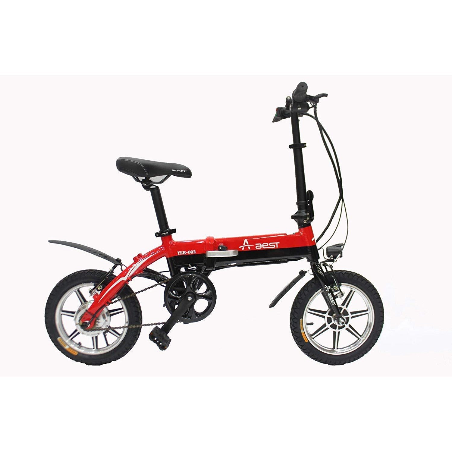 UAE Golf Cart Foldable Electric Bike 36V 250W with Pedal Assist, 14 inch Wheels, Aluminum Frame, 100kg Load, 35mph Speed, 35km Range - View 3