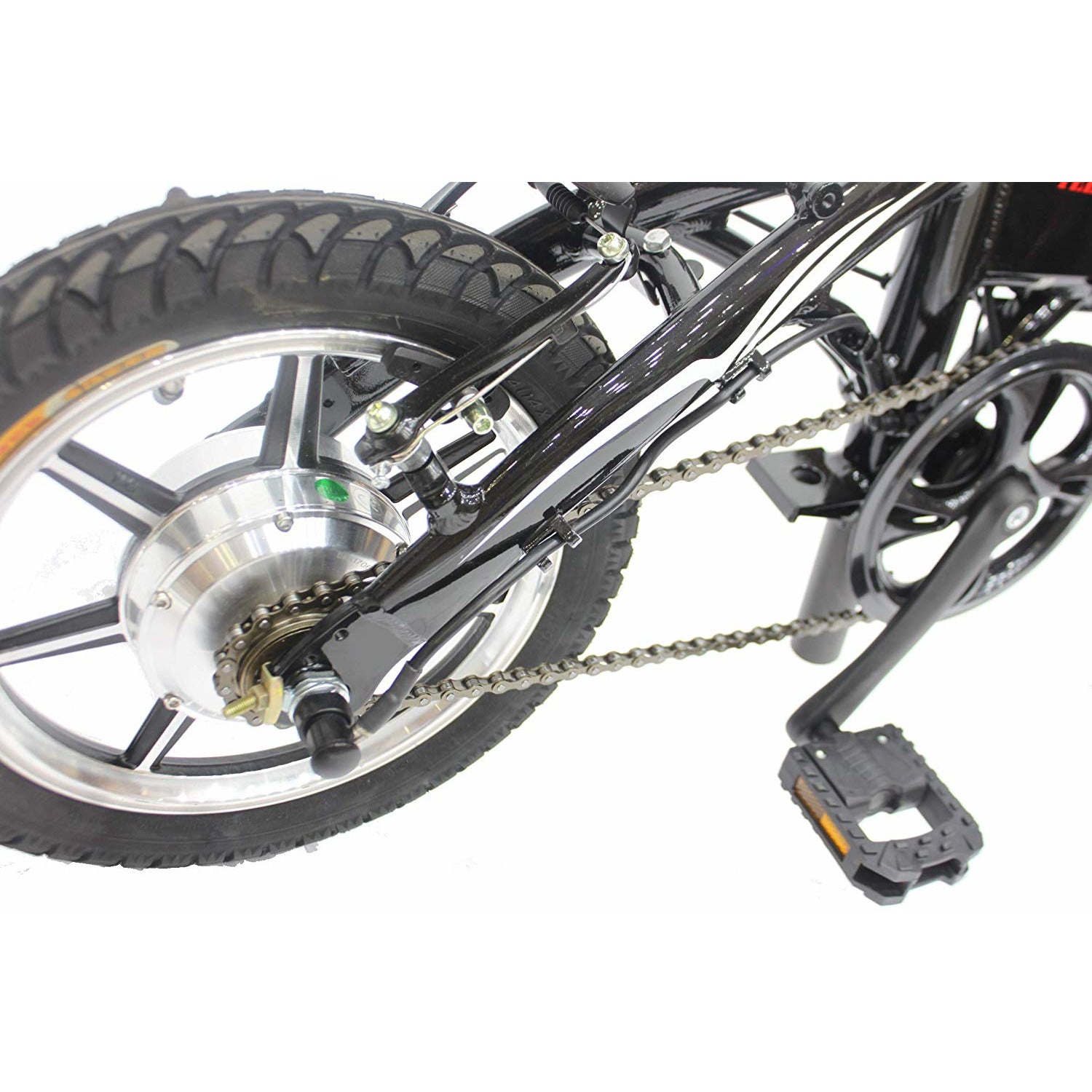 UAE Golf Cart Foldable Electric Bike 36V 250W with Pedal Assist, 14 inch Wheels, Aluminum Frame, 100kg Load, 35mph Speed, 35km Range - View 5
