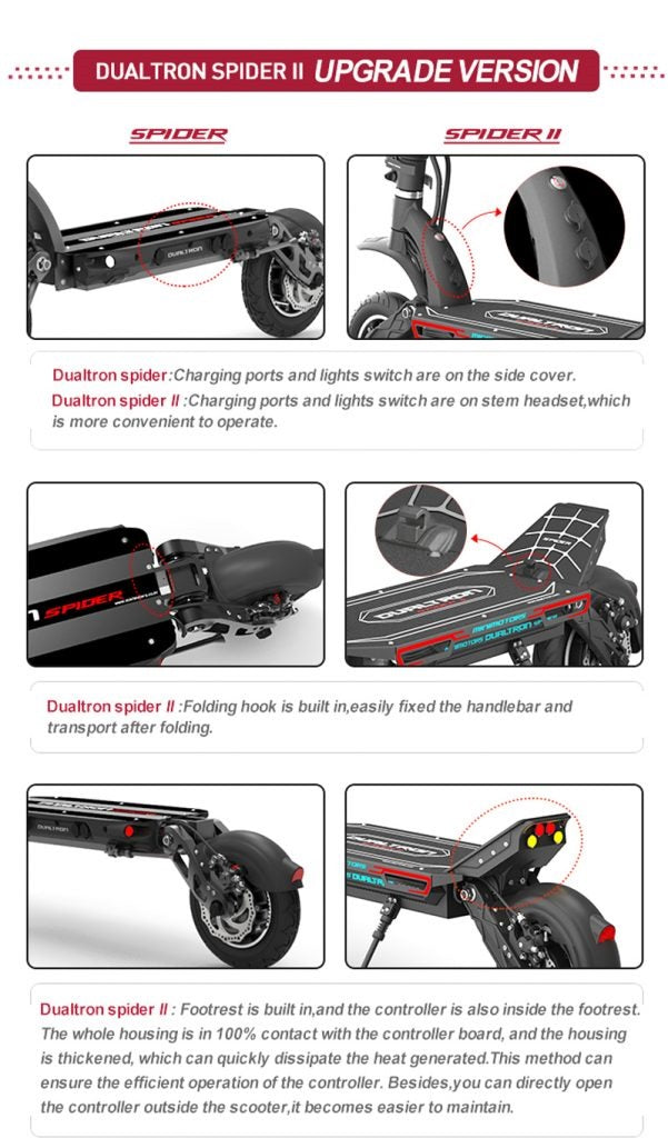 UAE Golf Cart Foldable Electric Scooter 60V 24Ah-80 km/h 120 kg Load - View 9
