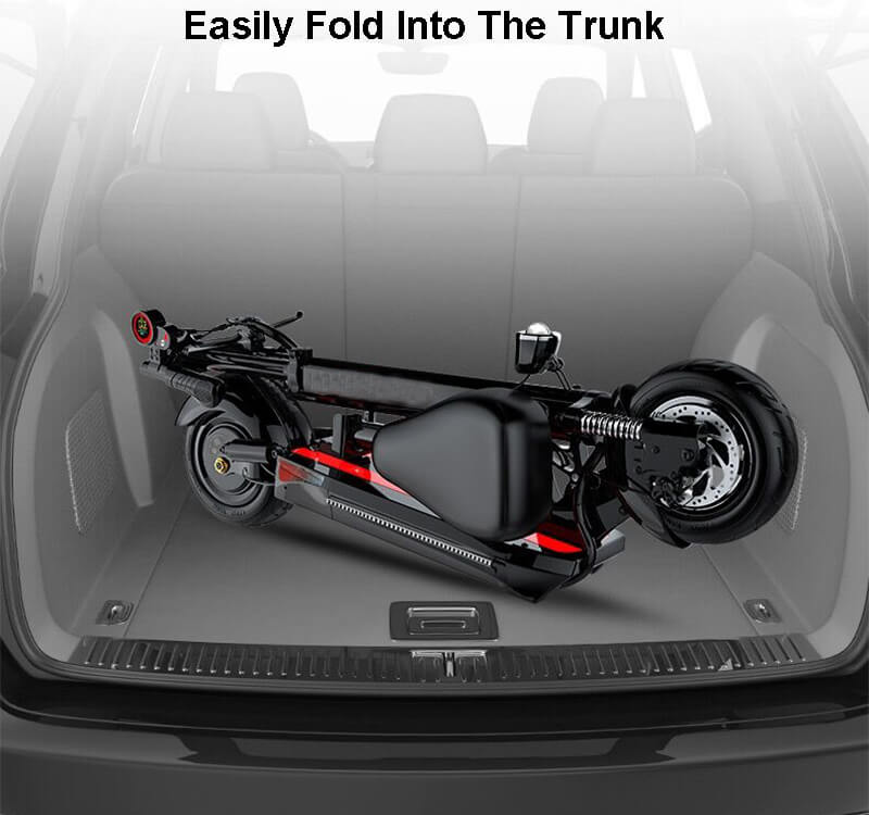 UAE Golf Cart Foldable Electric Scooter 800W 36V 5 Model with LED Display and Double Disc Brakes - View 17