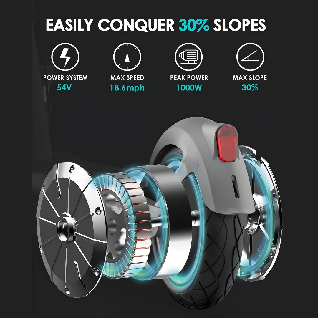 UAE Golf Cart Foldable Electric Scooter for Tall Adults 64V 59 Mile Range 300lb Load IPX5 - View 16