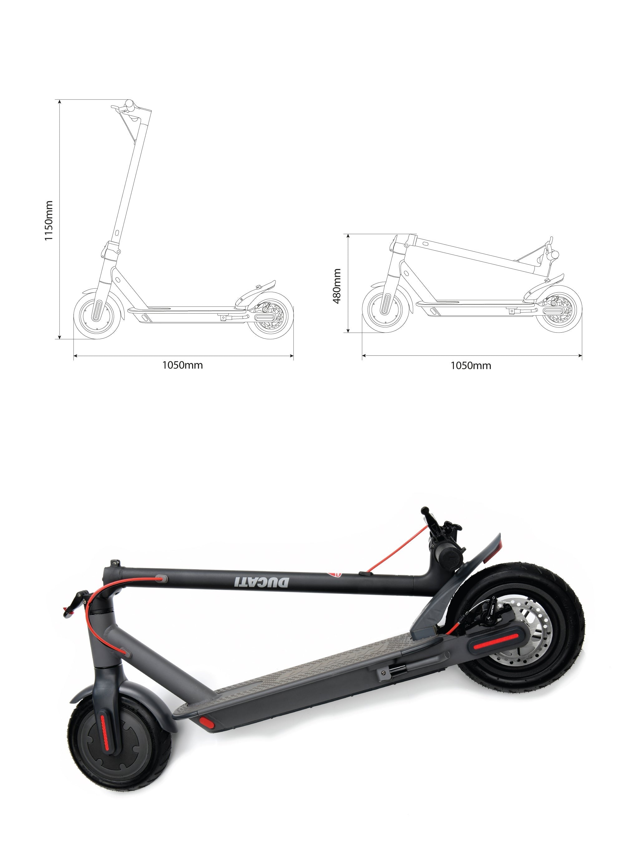 UAE Golf Cart Foldable Electric Scooter Pro 1 Evo 350W 25 km/h 12kg Aluminum 100kg Capacity - View 2