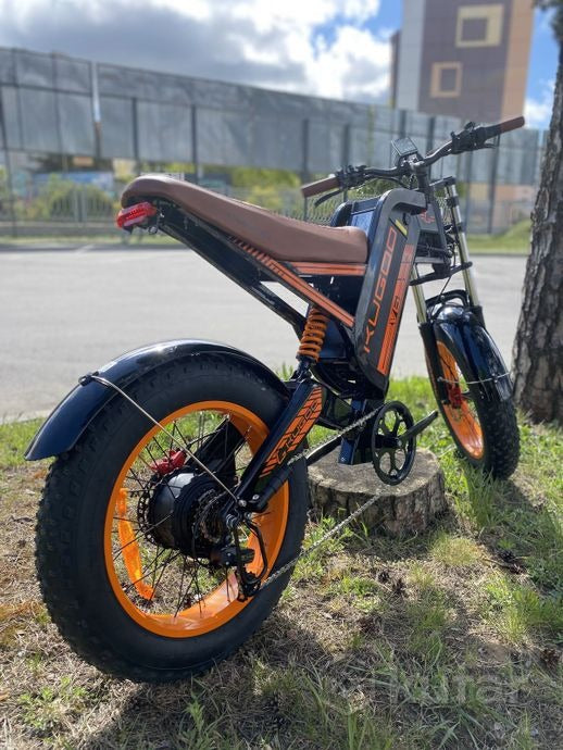 UAE Golf Cart Harley Style Fat Tire Electric Bike with Removable 48V Lithium Battery and 1000W Dual Motor - View 8