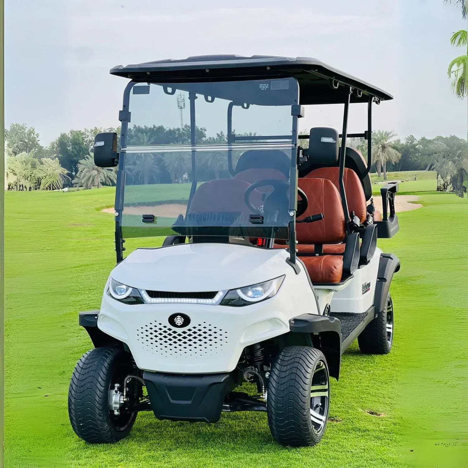UAE Golf Cart - Premium 6 Passenger Electric Community Golf Cart with Touchscreen - View 4