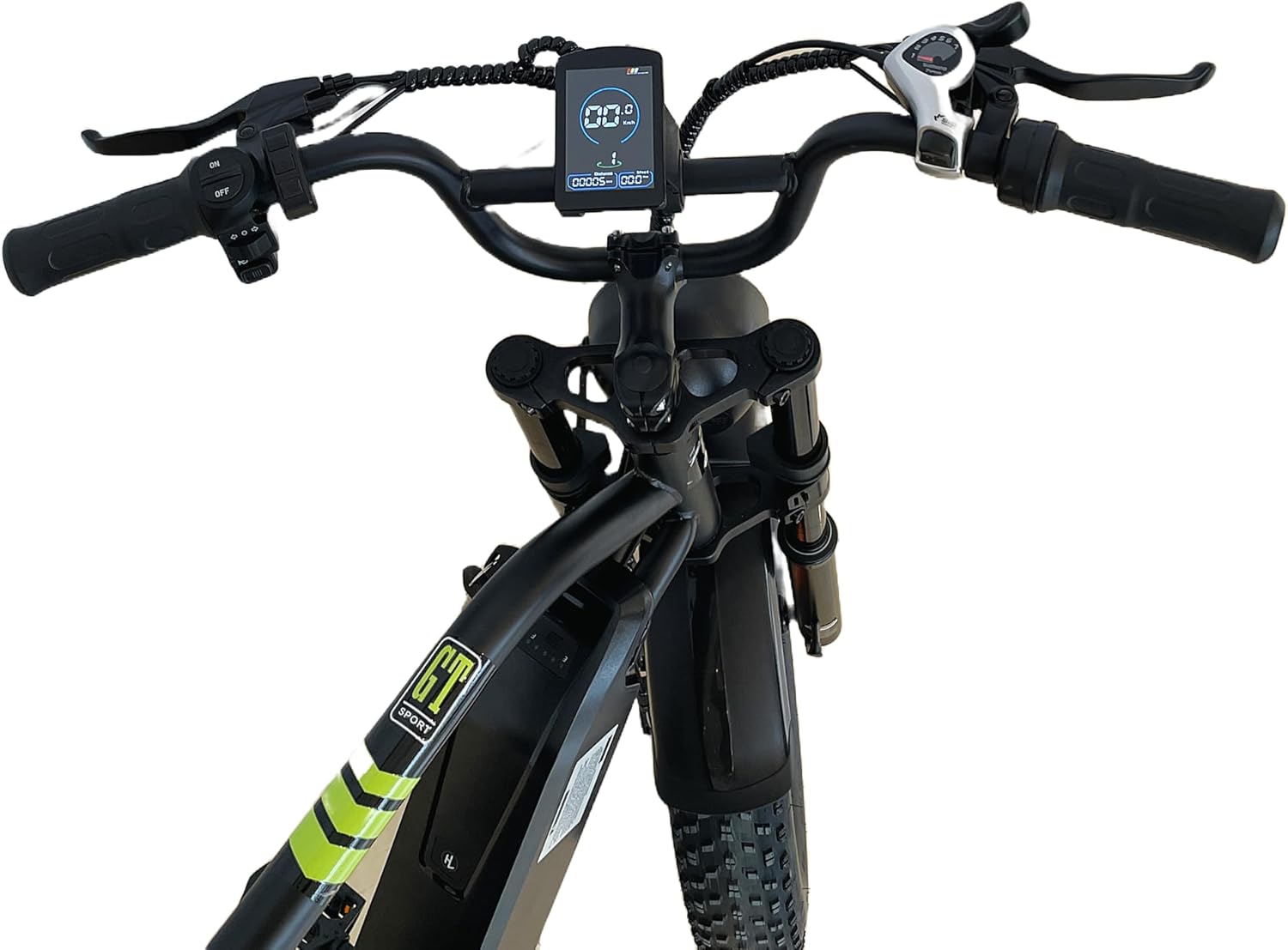 UAE Golf Cart Turbo Electric Mountain Bike 48V 15Ah 1000W 60 Speed Full Suspension 26x4 Tires - View 5