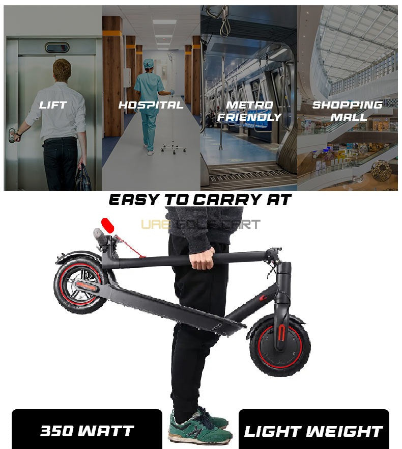WS Pro 365 Foldable Electric Scooter 36V 350W 35km/h 12.5kg - Foldable Electric Scooters - Photo 22 | UAE Golf Cart