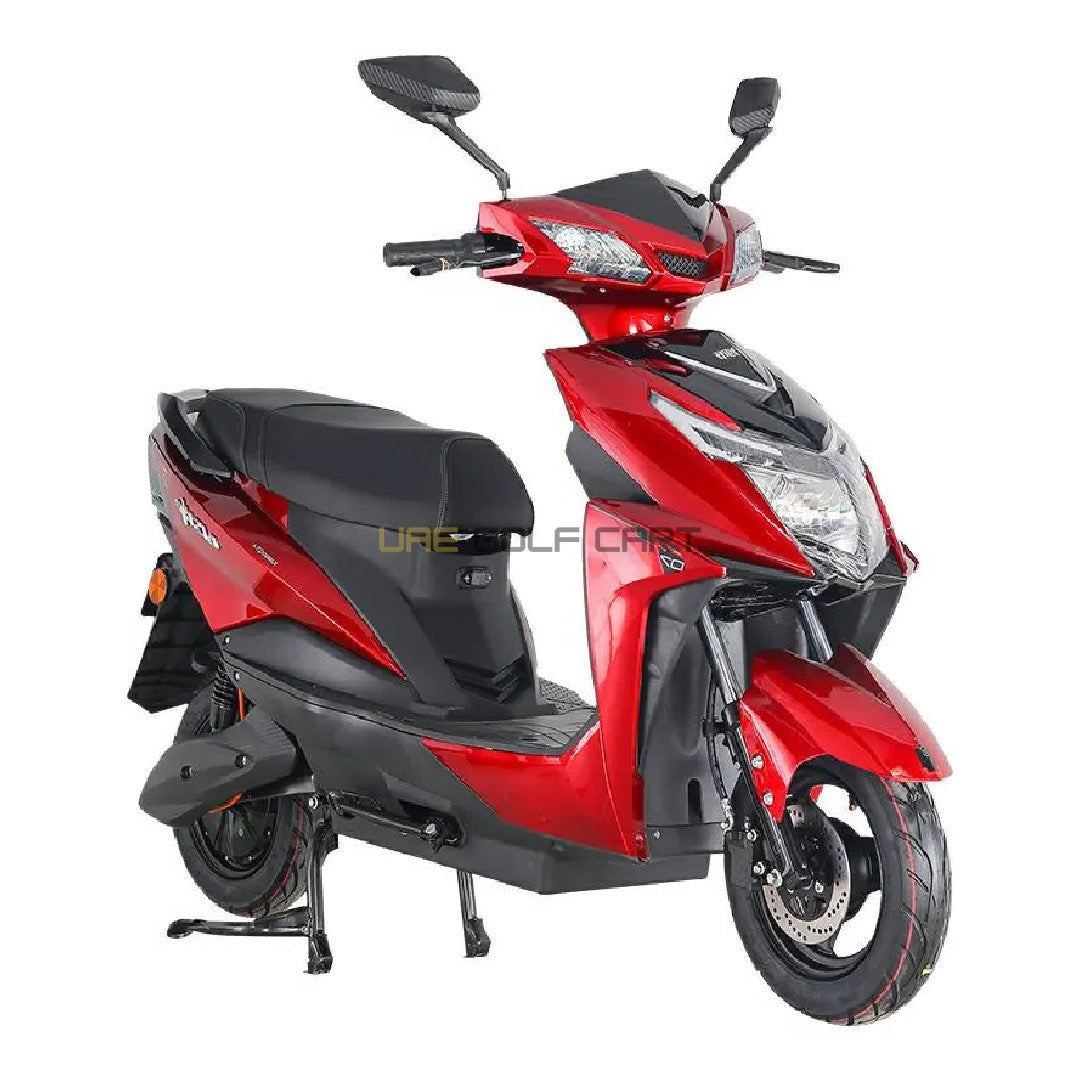 Buy 1200W Electric Moped Foldable with 60V 12Ah Battery, 40-60 km/h Speed, 30-40 km Range - Electric Grocery Bike at UAE Golf Cart