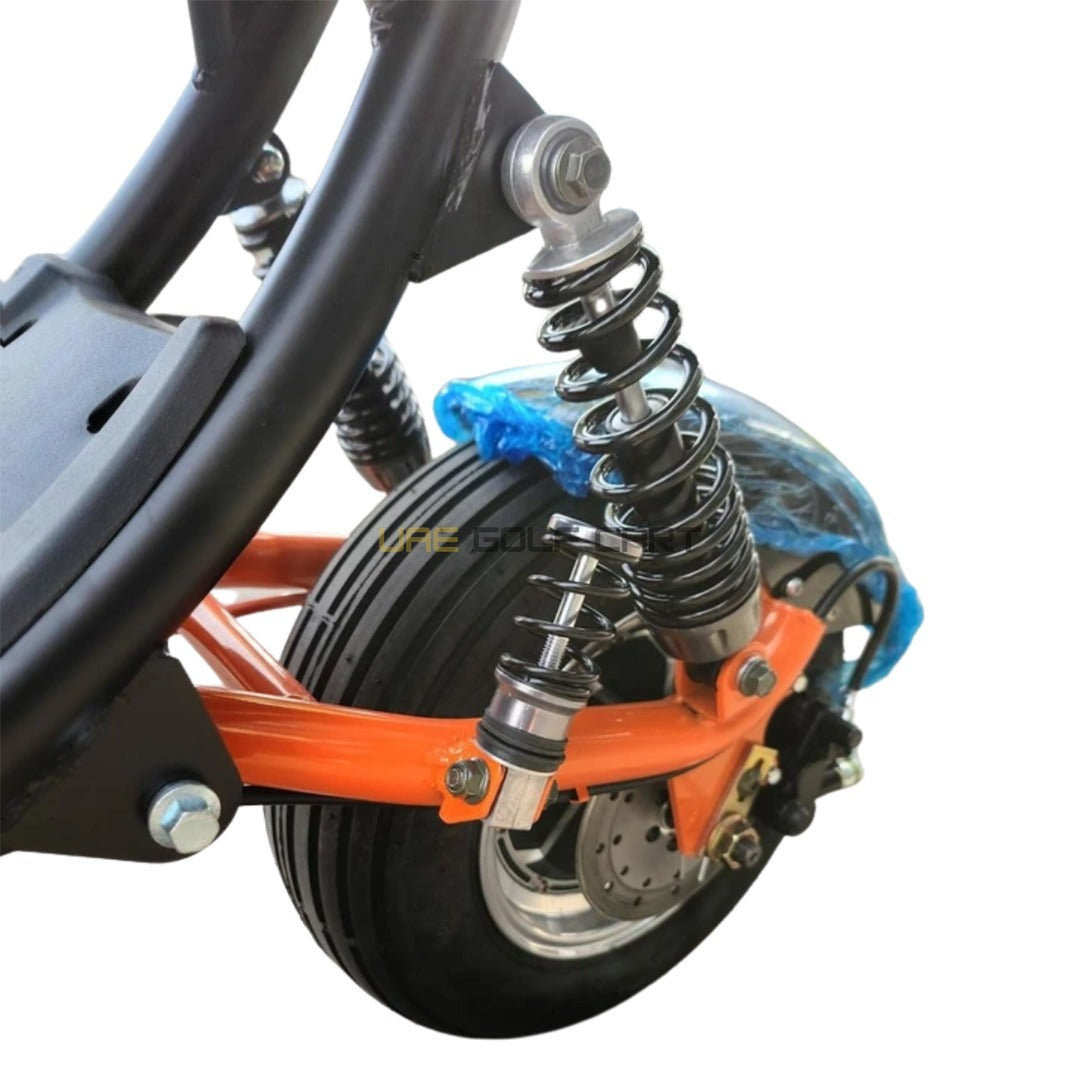 1200W Electric Scooter with 12" Wheels, Hydraulic Brakes, 50km/h Speed, 60km Range, 200kg Load, Off‑Road for UAE - Electric Motorbikes & Mopeds - Photo 4 | UAE Golf Cart