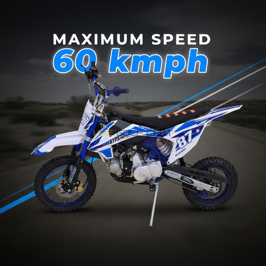 125 CC Phantom Dirt Cross Bike Fully Automatic 60 km/h Off-Road Dirt Bike - Electric Dirt Bikes - Close Up | UAE Golf Cart