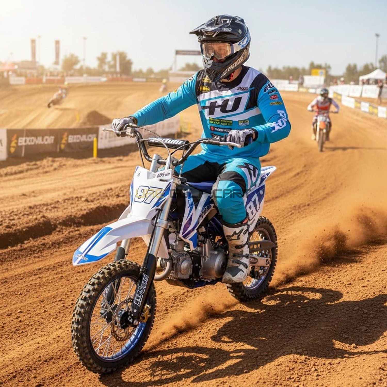 Buy 125 CC Phantom Dirt Cross Bike Fully Automatic 60 km/h Off Road Dirt Bike - Electric Motorbikes & Mopeds at UAE Golf Cart