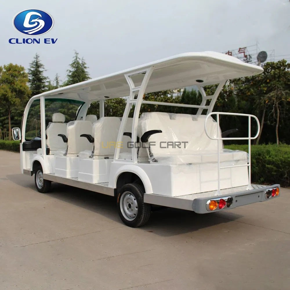 14 Passenger Electric Shuttle Bus with 100 km Range and 7.5kW Motor - Sightseeing Electric Buses - 14 Seater | UAE Golf Cart