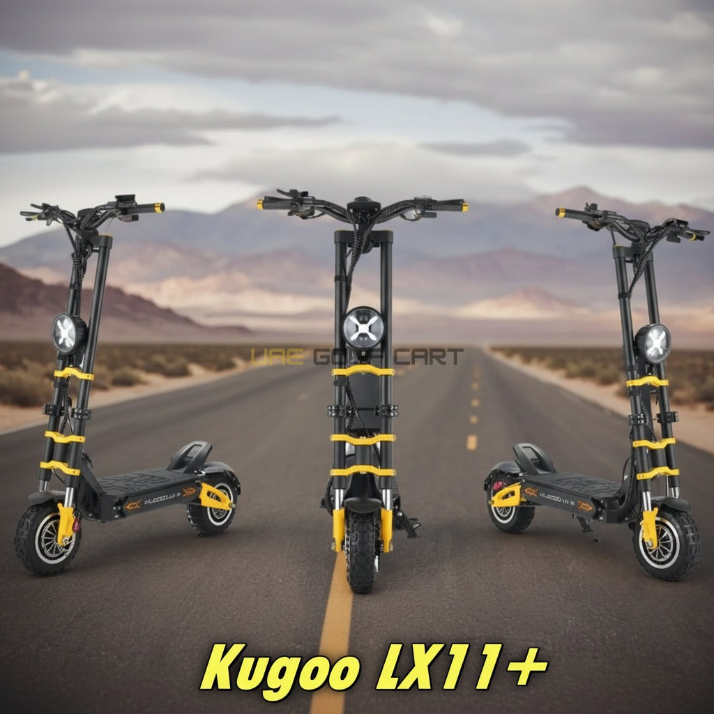 1500W Dual Motor 60V Foldable Electric Scooter with 11" Off-Road Tires, 160 km Range, 85 km/h Speed - Foldable Electric Scooters - Photo 8 | UAE Golf Cart