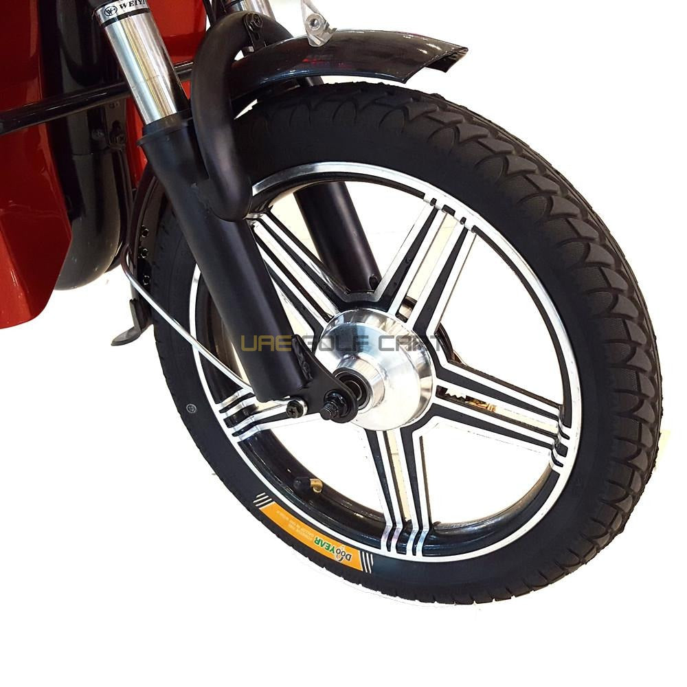 16" Classic 48V 500W Electric Scooter with Pedal and Seat - Electric Grocery Bike - Photo 12 | UAE Golf Cart