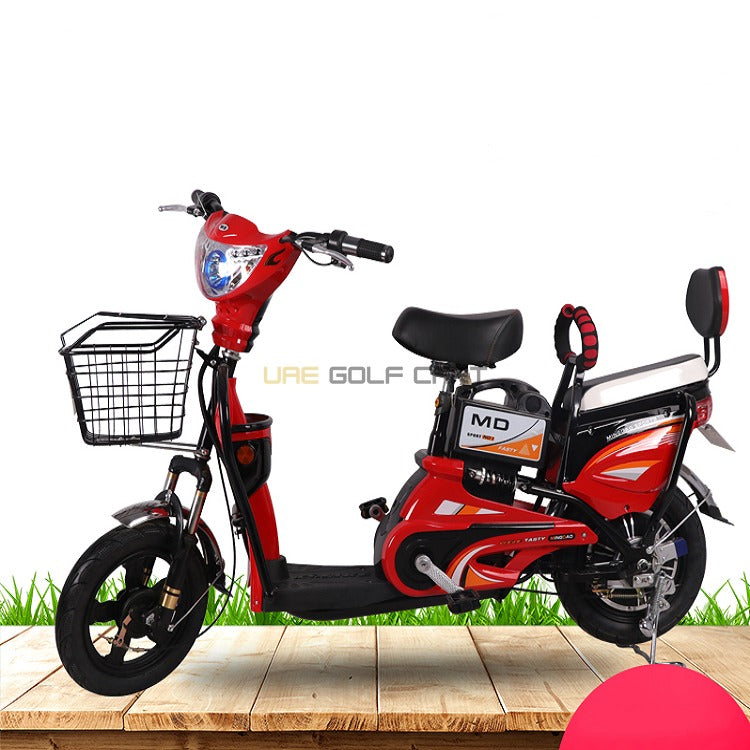 16" Classic 48V 500W Electric Scooter with Pedal and Seat - Electric Grocery Bike - Photo 17 | UAE Golf Cart