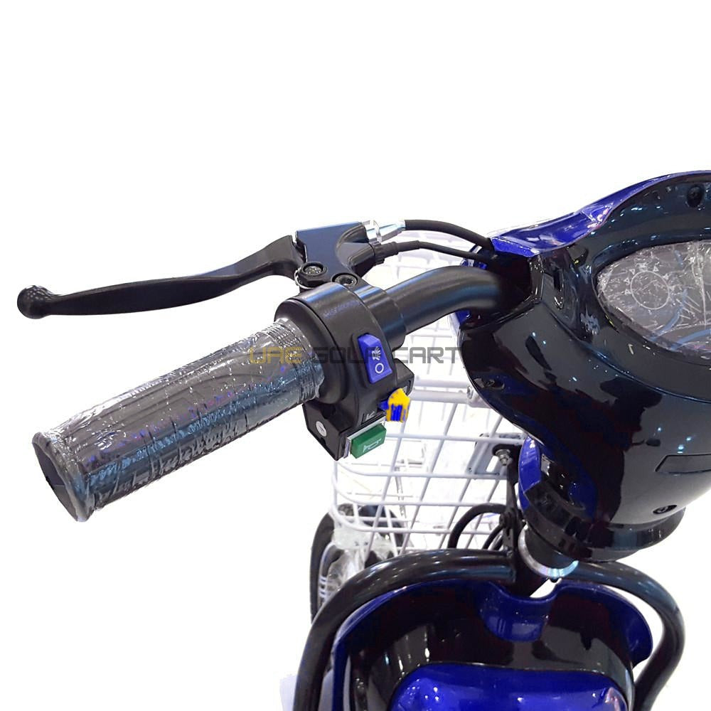 16" Classic 48V 500W Electric Scooter with Pedal and Seat - Electric Grocery Bike - Photo 6 | UAE Golf Cart