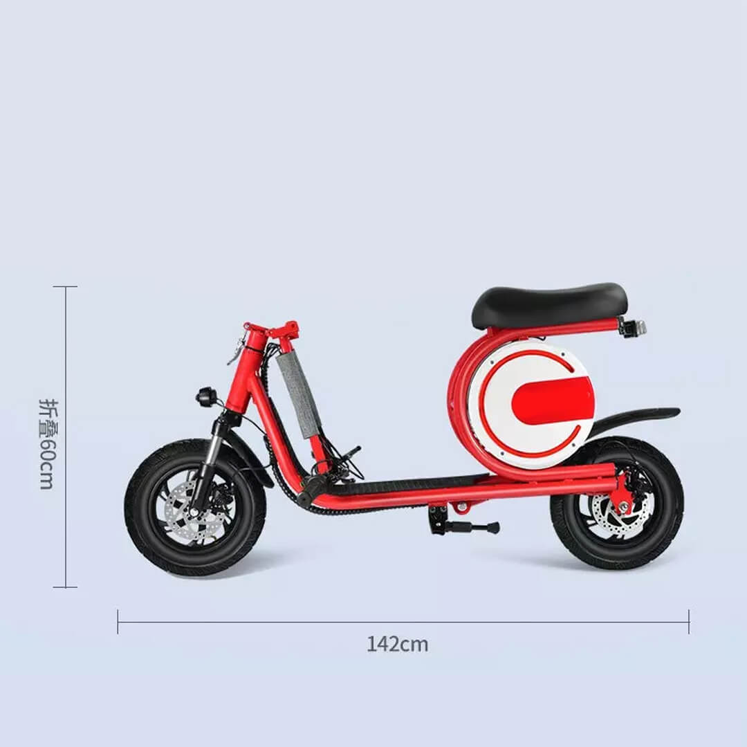 UAE Golf Cart Foldable Electric Bike 350W Brushless Motor 25 km/h Top Speed 15 Mile Range 100 kg Load Capacity 34.5 lbs Weight - View 18