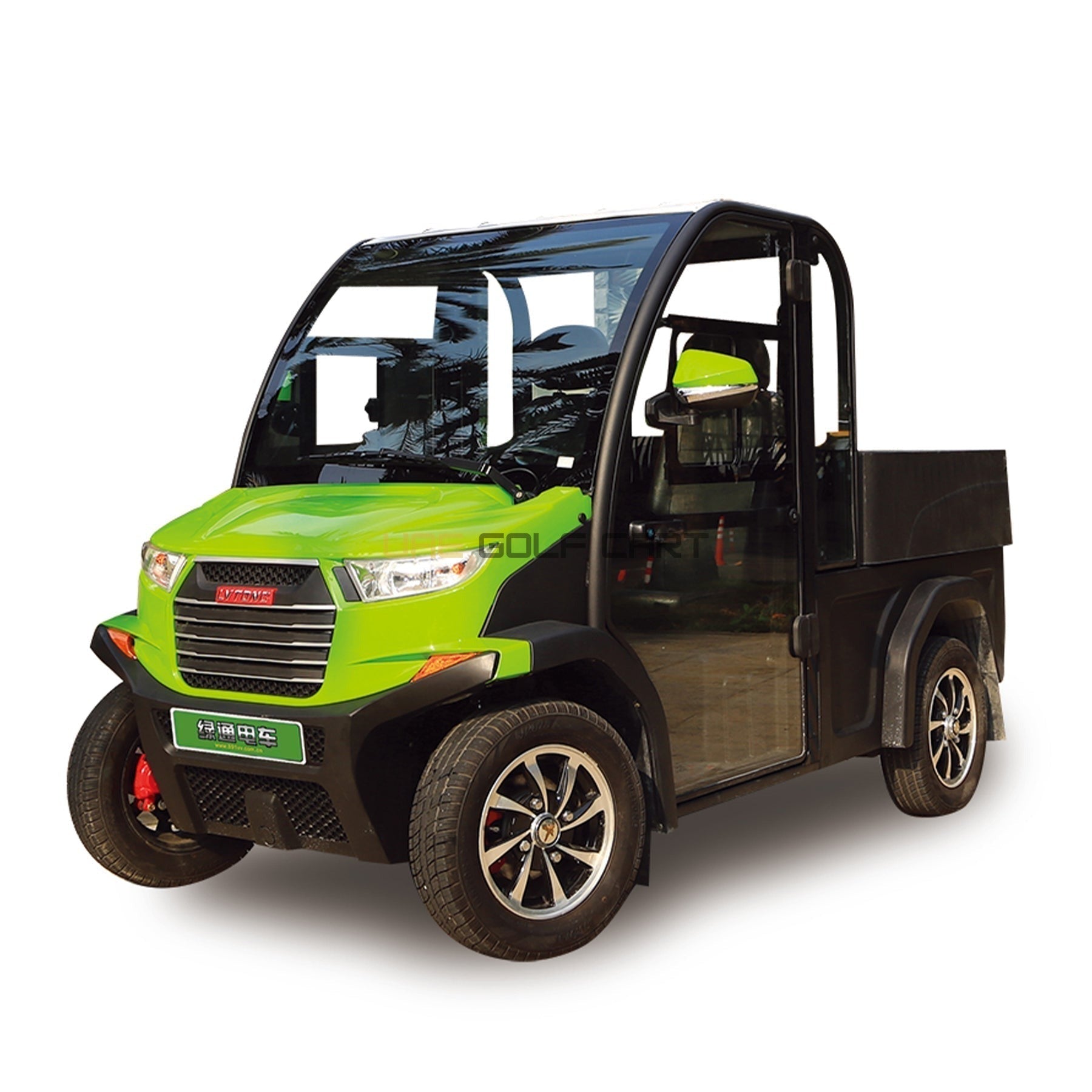 2 Seater Electric Golf Cart with Hydraulic Lift Utility Cargo Box - Air Conditioned Golf Carts - 2 Seater | UAE Golf Cart