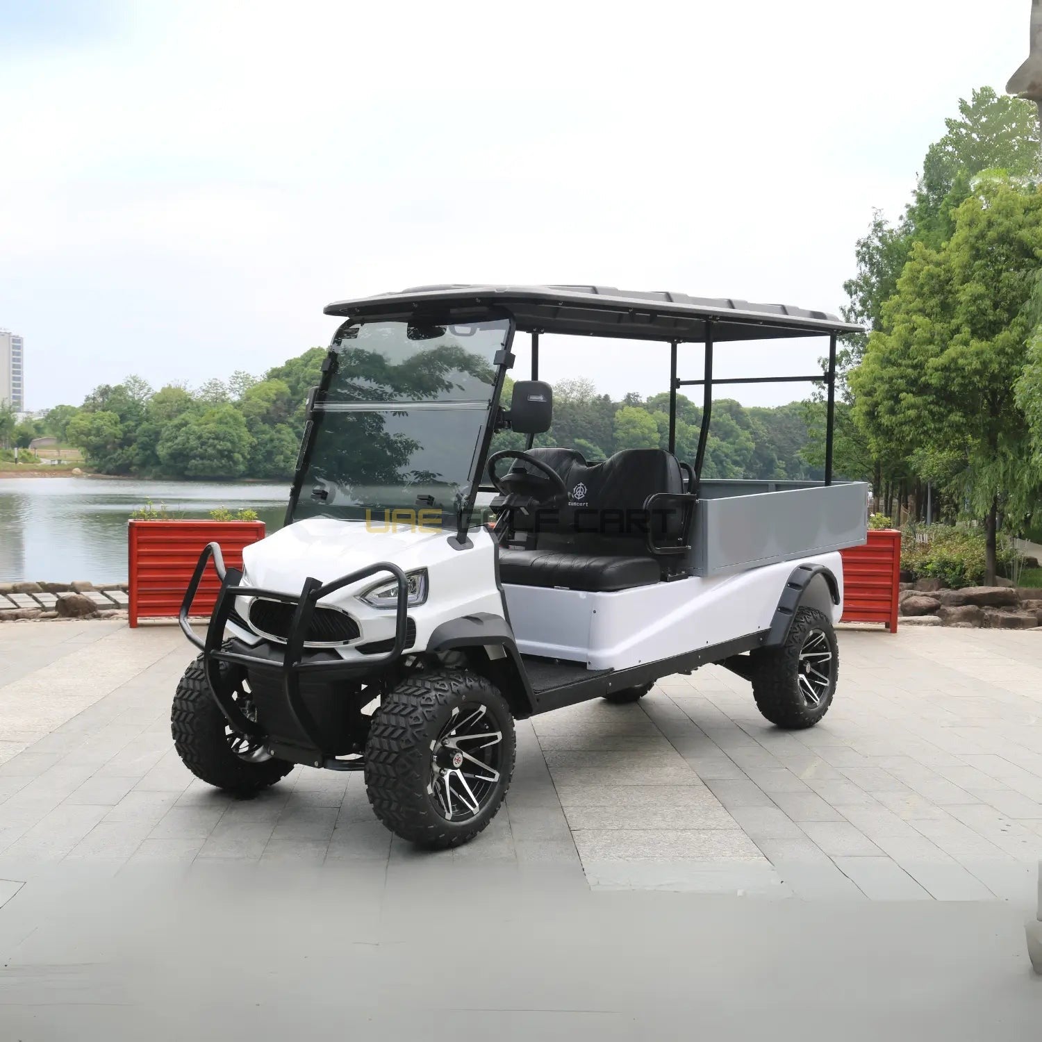 2 Seater Off Road Utility Golf Cart with Lithium Battery and Dump Bed - Utility Golf Carts - 2 Seater - Close Up | UAE Golf Cart