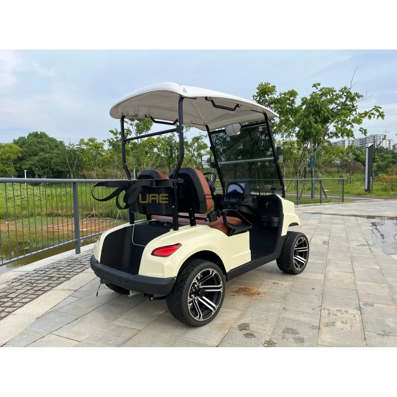2 Seater On Road Electric Golf Cart with Lithium Battery and Bluetooth - Normal Golf Carts - 2 Seater | UAE Golf Cart