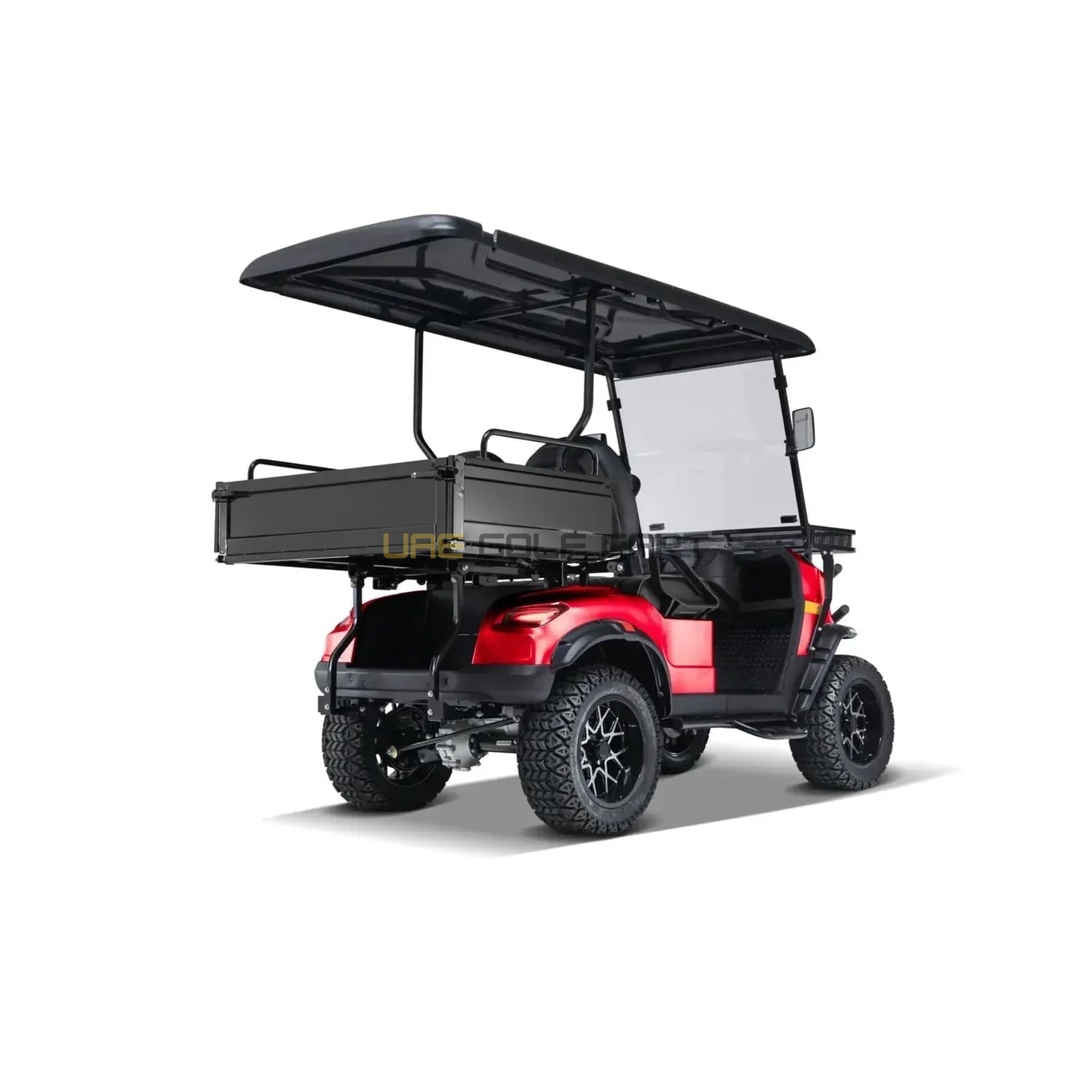 2 Seater Utility Golf Cart with 5000W AC Motor, Dump Bed, Winch, and Lithium Battery - Utility Golf Carts - 2 Seater - Close Up | UAE Golf Cart