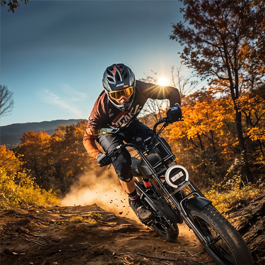 20" Fat Tire Electric Bike with 1000W Motor, 48V 21Ah Battery, Hydraulic Disc Brakes, Cargo Basket, 330 lb Load - Electric Bikes - Photo 8 | UAE Golf Cart