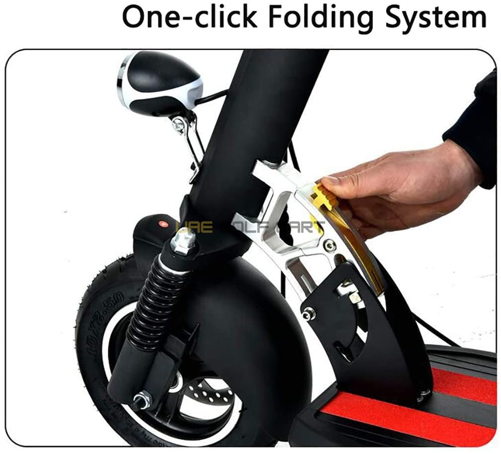 2000W Foldable Electric Scooter 48V 120kg Capacity 70 km/h Speed - Foldable Electric Scooters - Photo 12 | UAE Golf Cart