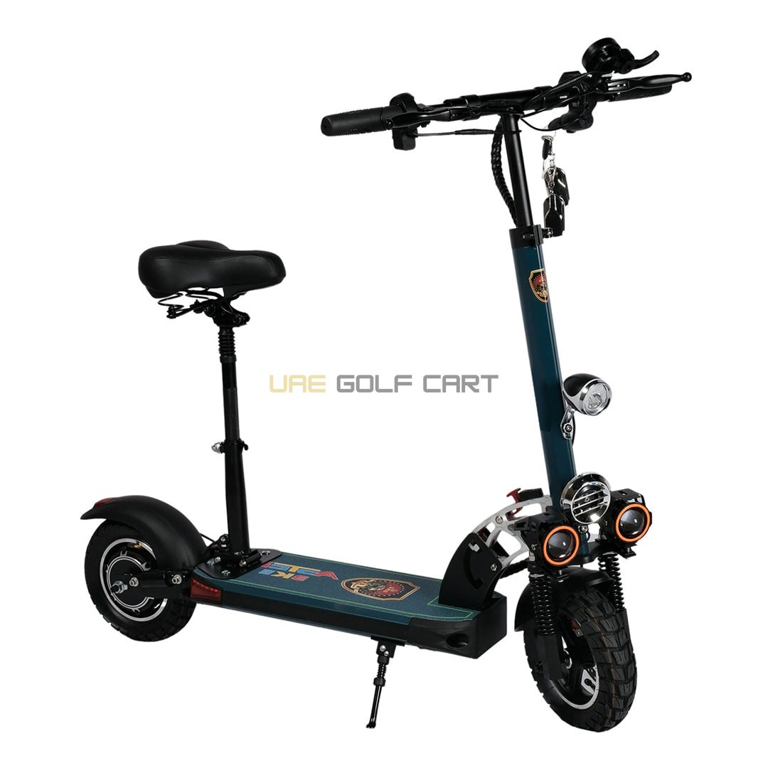 2000W Foldable Electric Scooter 48V 120kg Capacity 70 km/h Speed - Foldable Electric Scooters - Close Up | UAE Golf Cart