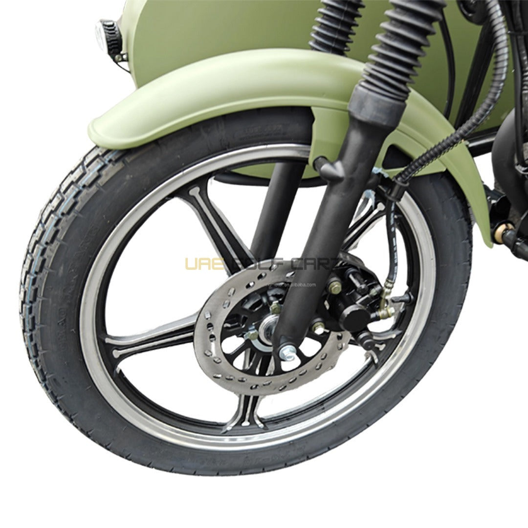 200cc Off‑Road Three‑Wheeled Motorbike with Sidecar, 90 km/h Max Speed, 12L Fuel Tank, 3‑Passenger - Electric Motorbikes & Mopeds - Photo 9 | UAE Golf Cart