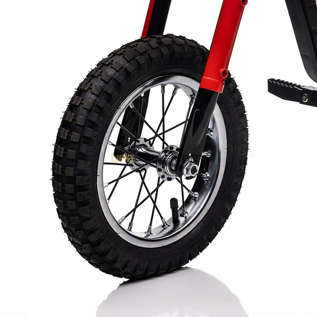 24V 350W Electric Kids Dirt Bike with Leather Seat and Rubber Tyres - Electric Motorbikes & Mopeds - Photo 17 | UAE Golf Cart