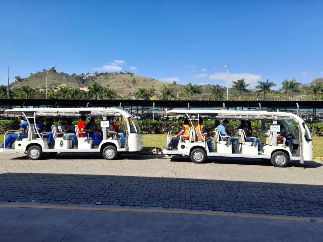 28 Seater Electric Sightseeing Shuttle and Trackless Train with 72V Motor - Sightseeing Electric Buses - 28 Seater - Photo 5 | UAE Golf Cart