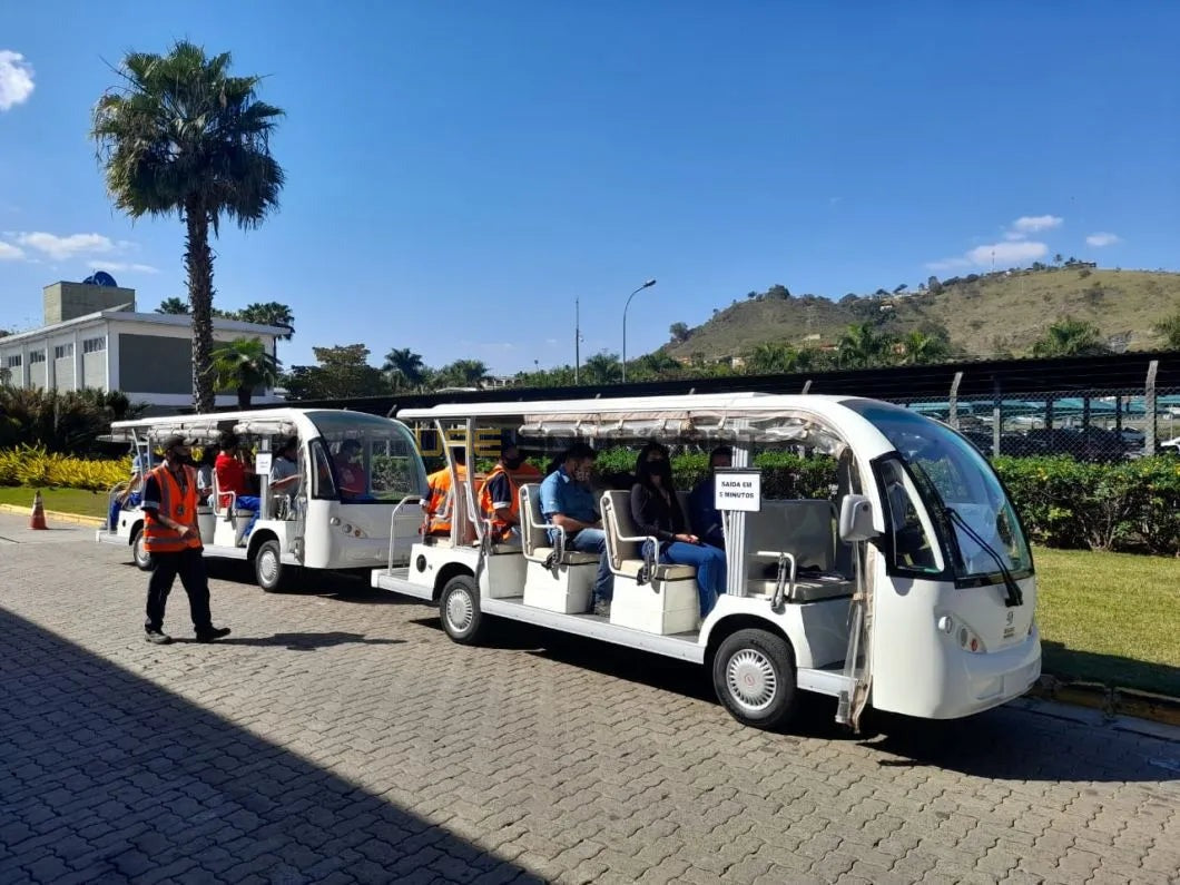 28 Seater Electric Sightseeing Shuttle and Trackless Train with 72V Motor - Sightseeing Electric Buses - 28 Seater - Photo 6 | UAE Golf Cart
