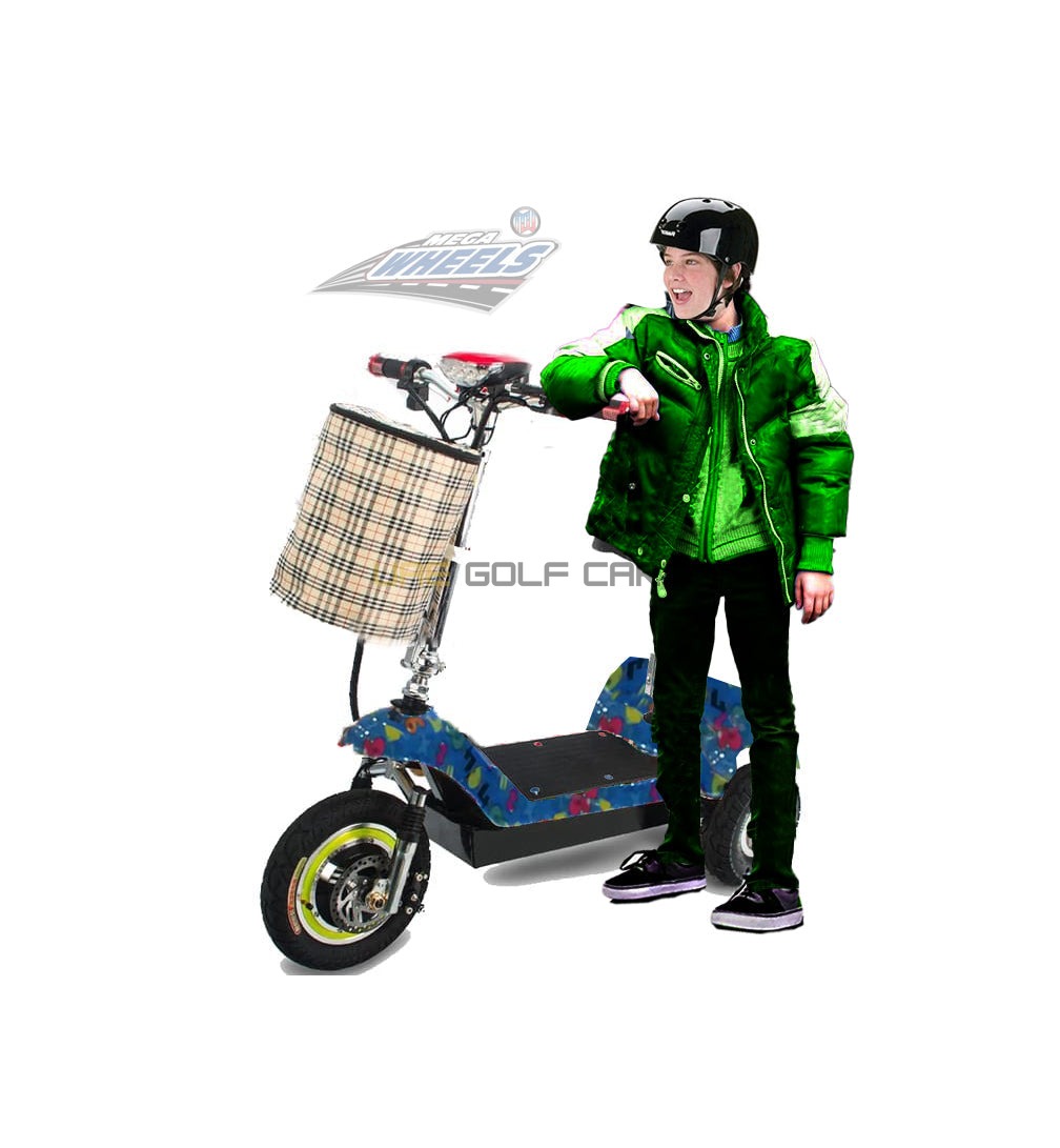 3 Wheel Electric Scooter 350W 25 km/h 36V 12Ah Foldable with Seat and Basket 100-120kg Load - Foldable Electric Scooters - Photo 11 | UAE Golf Cart