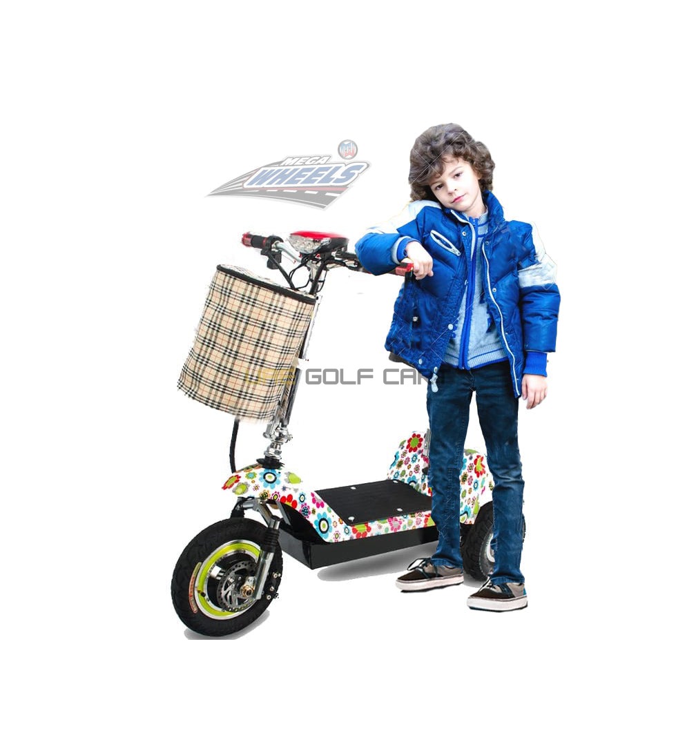 3 Wheel Electric Scooter 350W 25 km/h 36V 12Ah Foldable with Seat and Basket 100-120kg Load - Foldable Electric Scooters - Photo 10 | UAE Golf Cart
