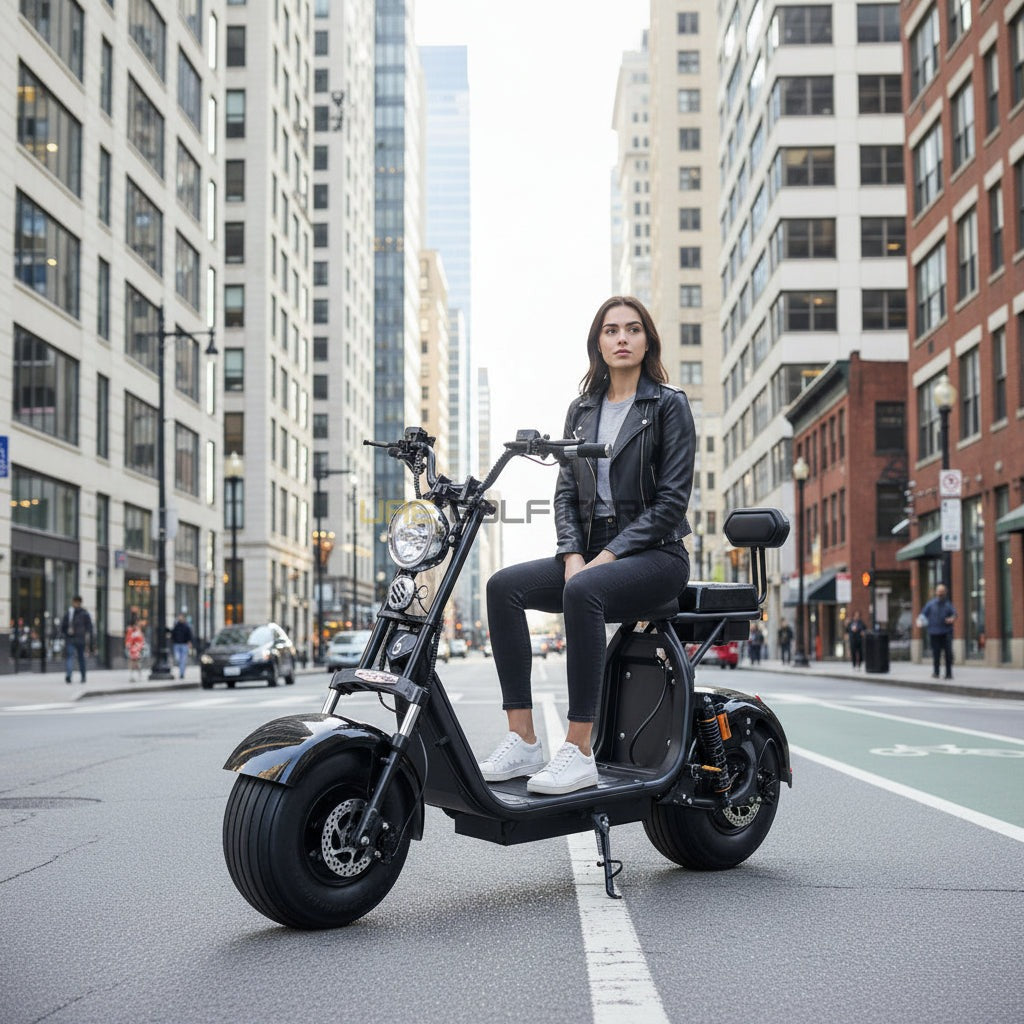 Buy 3000W 60V Fat Wheel Electric Scooter with Removable Battery - Electric Motorbikes & Mopeds at UAE Golf Cart