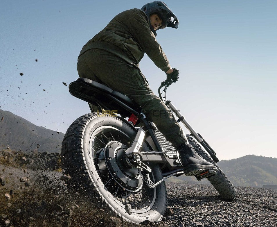 3000W Electric Bike with 1440Wh Battery, 90km Range, 35mph Top Speed, Hydraulic Disc Brakes, Dual Suspension – Off‑Road Use - Electric Bikes - Photo 9 | UAE Golf Cart