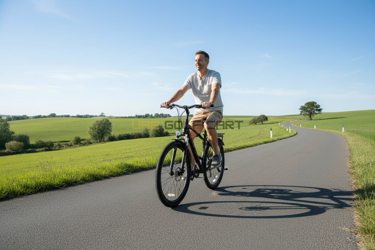 36V 13Ah Electric Bike with Seat - 32 km/h Speed, 30-40 km Range, 75 kg Load Capacity - Electric Bikes - Photo 5 | UAE Golf Cart