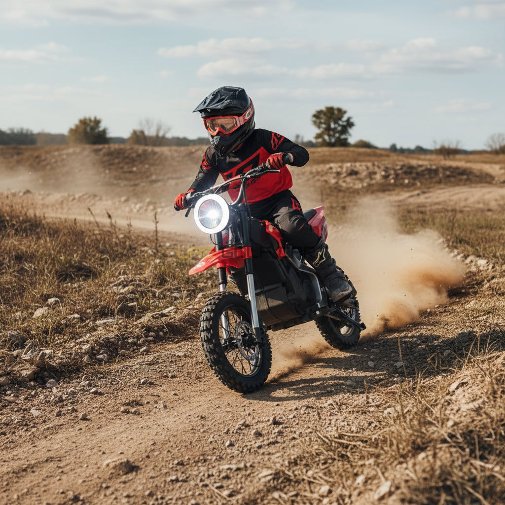 36V 500W Electric Dirt Bike for Kids - 25 km/h Top Speed, 20 km Range, 14-inch Off-Road Tires, 60 kg Load - Electric Dirt Bikes - Photo 8 | UAE Golf Cart